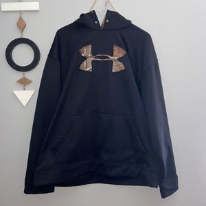{Camo Under Armour Hoodie}